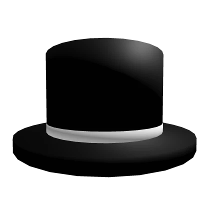 White Striped Black Tophat