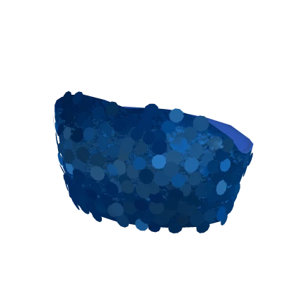 Christmas Party Sequin Glitter Bandeau Top - Blue