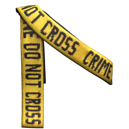 Crime Scene Do Not Cross Scarf 1.0
