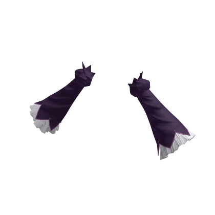 ♾️ Purple cute witch dress sleeves