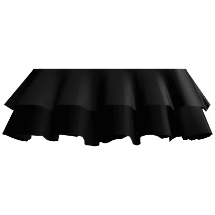 1.0 Right Black Ruffled Sleeve