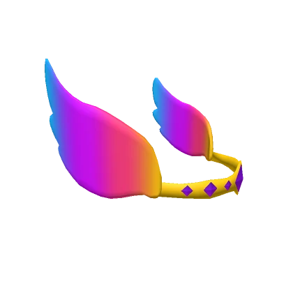 Winged Retrowave Headdress