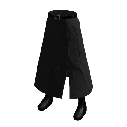 Black SCP 049 plague doctor robe bottom