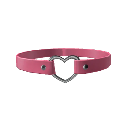 Pink Valentines Emo Choker