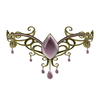 ʚɞ fairy elven wired tiara | gold pink