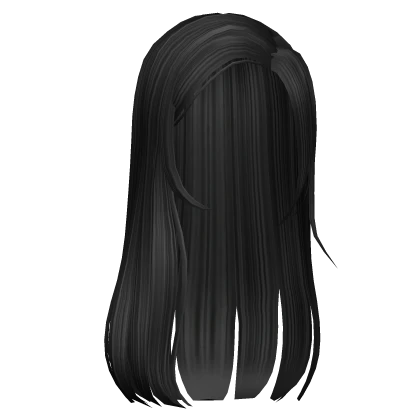 Lurline Straight Sidepart (Black)