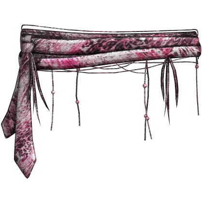 Stylish Vintage Waist Tie Belt Pink