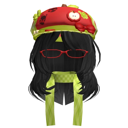 cheap igari mori kei apple scarf & glasses black