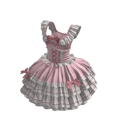 Pink Princess Bow Dress