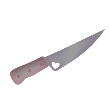 Knife Hair Clip Pink