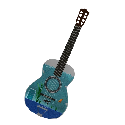Frutiger Aero Guitar Aquarium