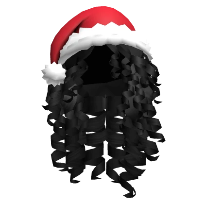 Cute Curly Christmas Hair (Black)