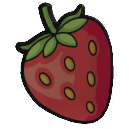 Strawberry Face Sticker