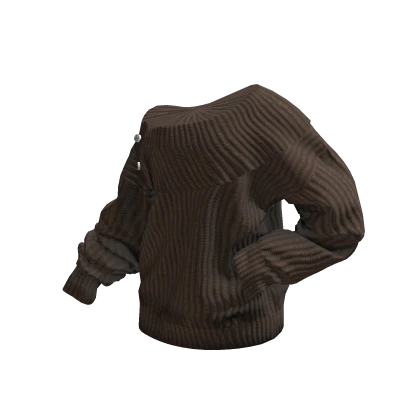 🍀Posed Off-Shoulder Sweater (Brown)