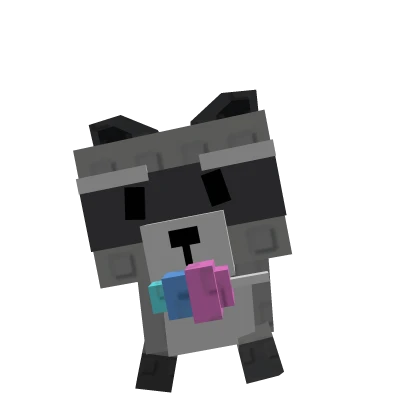 Raccoon Eating Candy Blossom (Grow a Garden)