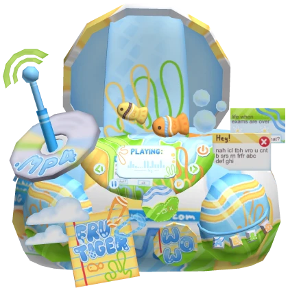 frutiger aero y2k 2010s aqua cd player skirt