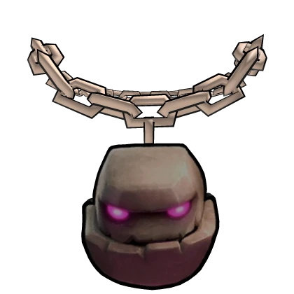 Sneaky Golem Clash Royale Cartoony Chain