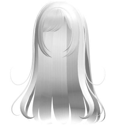 🤍 adorable swirly gothic witch hair white