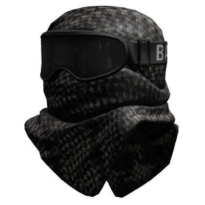 Shamagh Headscarf w/ Trendy Ski Goggles (black)