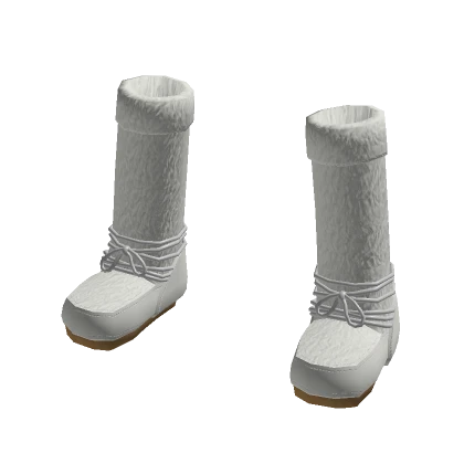 Y2K White Snow Boots