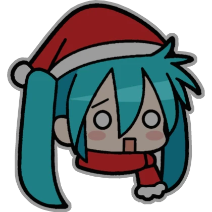 Christmas Miku Pin