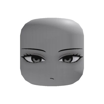 🍀Animated Bored Pompous Face (Black)