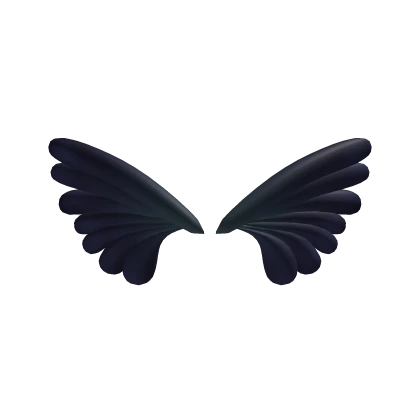 Black Plush Wings