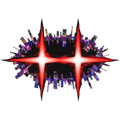 Glitch Void Burst Red Eye Glare [Animated]