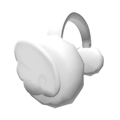 White Angelic Wings Earmuffs