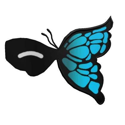 Blue Butterfly Mask