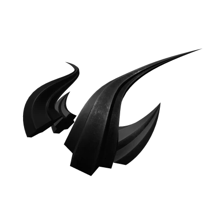 Black Perfect Iron Horns