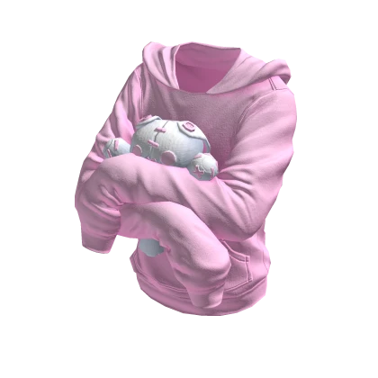 Bunny Buddy Hoodie Pink Sugar