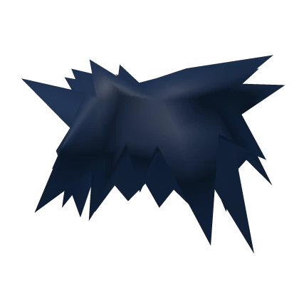 dark navy blue epic messy spiky swag hair