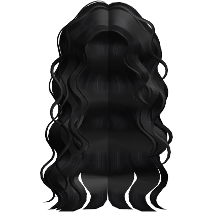 Curly Messy SuperStar Jet Black Hair