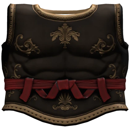 Red Roman Musculata Chestplate