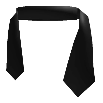 Black Loose Neck Tie