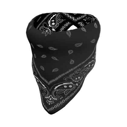 Black Y2k Bandana