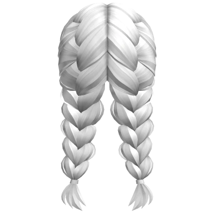Soft French Braids (white)