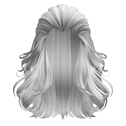 Chaos Witch Wavy Hair in White