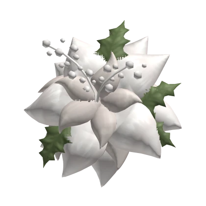 ♡ christmas winter whimsical white flower