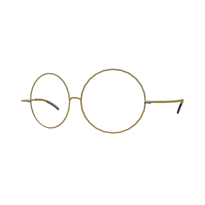 Gold Round Circle Glasses