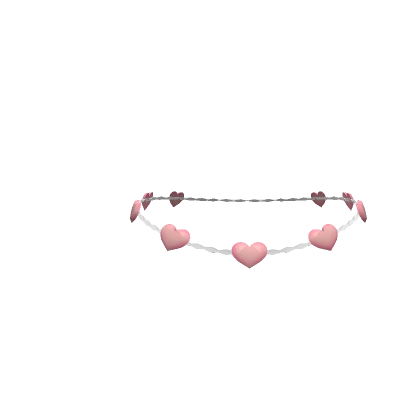 Loving Hearts Necklace Pink