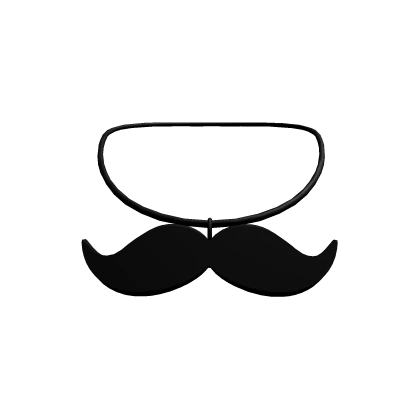 3.0 Scene Mustache Necklace