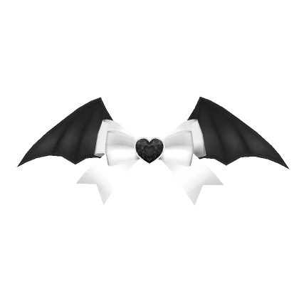 Black Bat Hair Bow