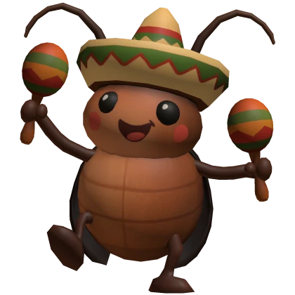 Dancing Cucaracha – Mexican Maraca Cute Roach Pet