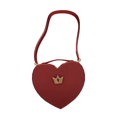 Royal Heart Purse Red