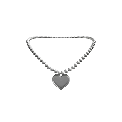 3.0 Cute Silver Heart Necklace