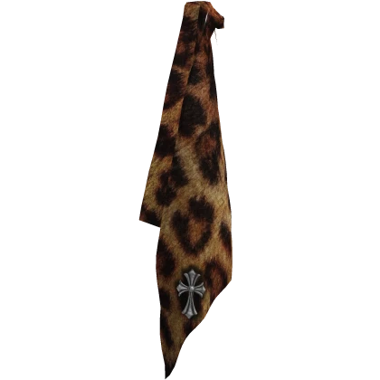 Y2K Leopard Waist Bandana