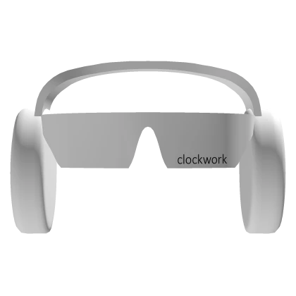 White Clockwork Headphones+Shades