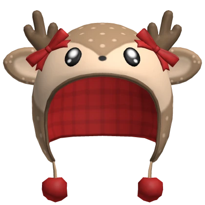 christmas reindeer hood